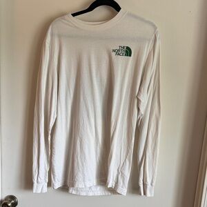 Men’s The North Face White Long Sleeve Tee Size L